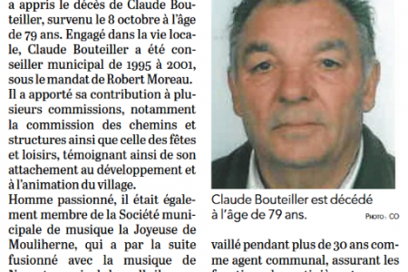 HOMMAGE A CLAUDE BOUTEILLER