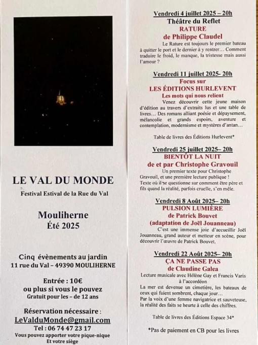 FESTIVAL ESTIVAL "LE VAL DU MONDE"