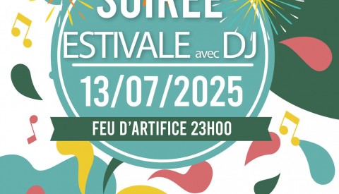 Soirée estivale & feu d’artifice du 13 juillet à Mouliherne 