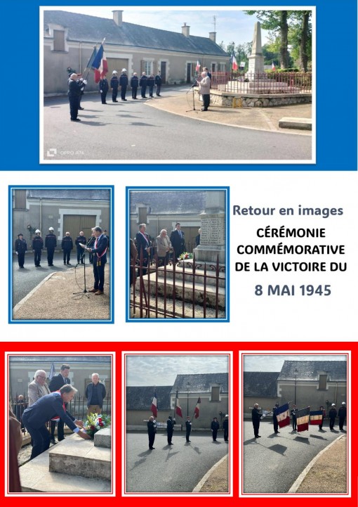 Cérémonie commémorative de la victoire du 8 mai 1945