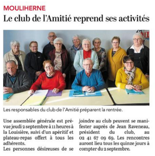 CLUB DE L'AMITIÉ