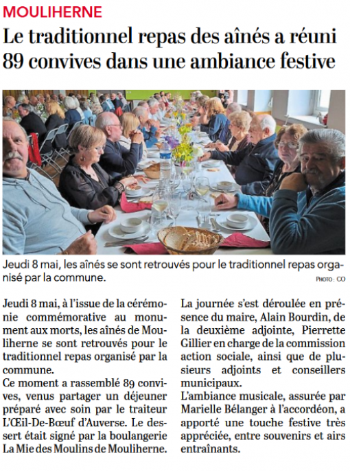 Repas des Ainés - Courrier de l'Ouest