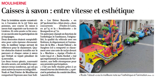 COURSE DE CAISSES A SAVON