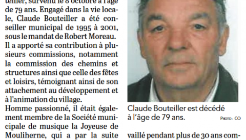 HOMMAGE A CLAUDE BOUTEILLER
