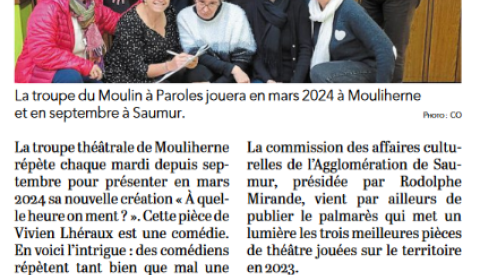 THEATRE : MOULIN A PAROLES