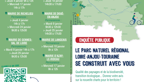   ENQUÊTE PUBLIQUE : PARC NATUREL RÉGIONAL LOIRE-ANJOU-TOURAINE