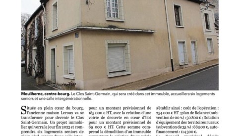 Article du Courrier de l'Ouest 