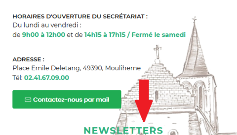 NOUVEAU => NEWSLETTERS