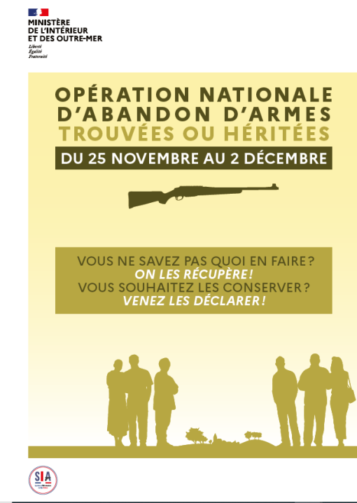 OPERATION NATIONALE D'ABANDON D'ARMES