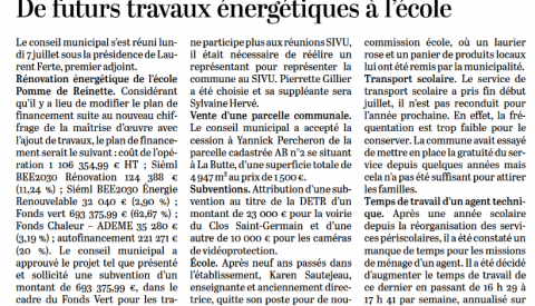 Conseil Municipal - Courrier de l'ouest