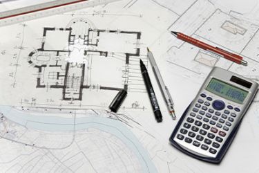 Photographie de plan d'une construction