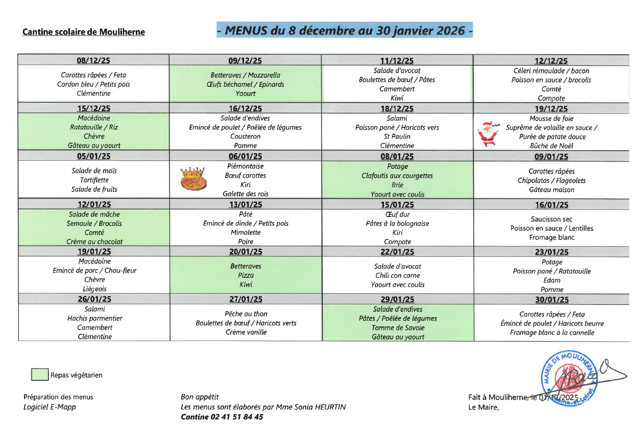 Photographie de la cantine 